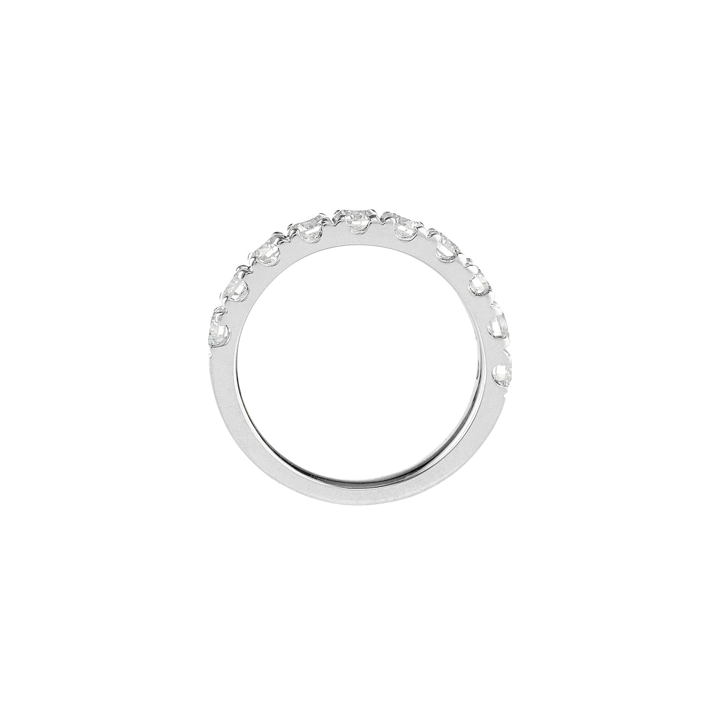 1CTW Lab Diamond ¾ Eternity Band - 9K Gold